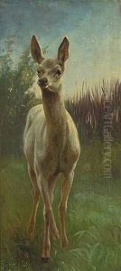 White Dear by Adolf Heinrich Mackeprang