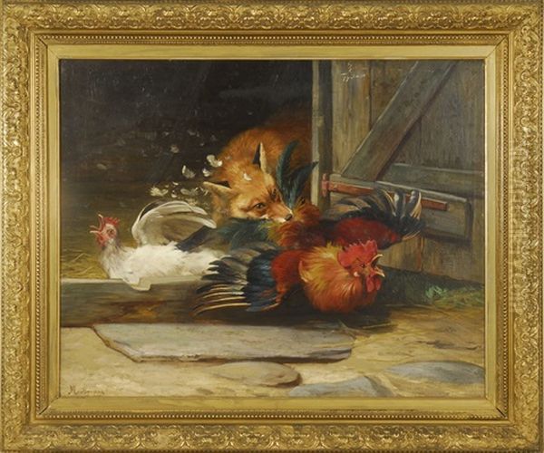 A Fox Invades A Henhouse - view 1