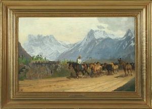 Horses At A Bridge Horses At A Bridge
