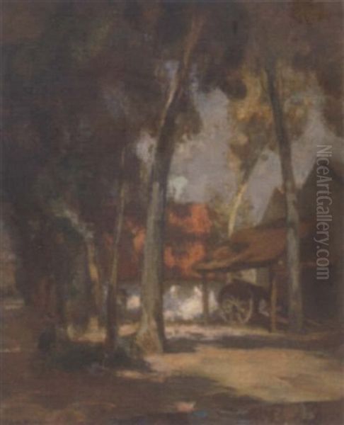 A Sunlit Farmyard - view 1