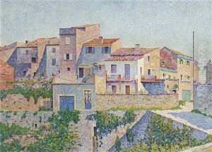 View Of A Southern Town by Siegfried Mackowsky