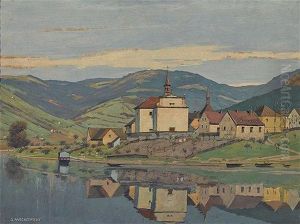 Dorf Im Sudetenland by Siegfried Mackowsky