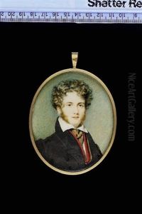The Hon. Thomas Liddell, Wearing Dark Brown Coat, Ochre-coloured Waistcoat And Matching Cravat, Red Solitaire And White Shirt