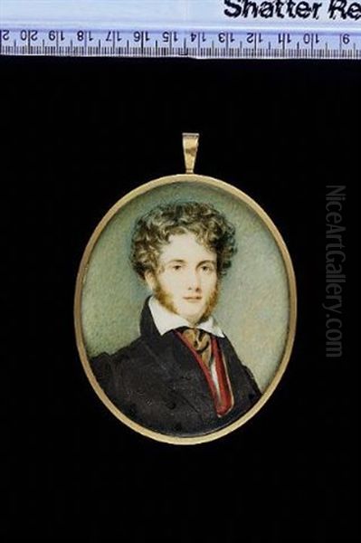 The Hon. Thomas Liddell Wearing Dark Brown Coat - view 1