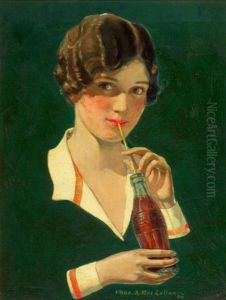 Coca-cola Ad by Charles Archibald Maclellan
