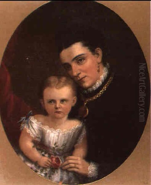 Portrait Of Mary Anne Kelly And Child - view 1