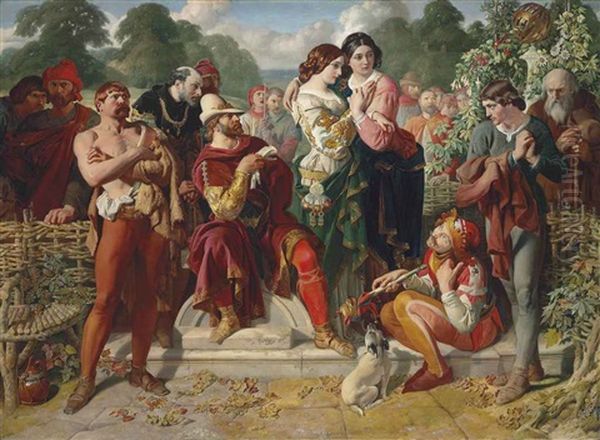 The Wrestling Scene In As You Like It - view 1