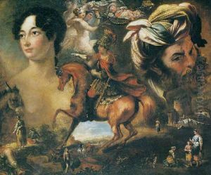 Studies After Various Hands And Other Figure And Landscape Studies by Daniel Maclise