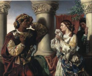 Othello And Desdemona by Daniel Maclise
