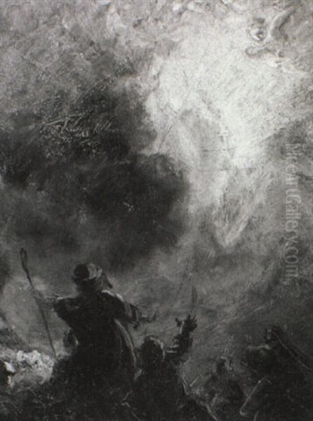 Study For The Annunciation To The Shepherds - view 1