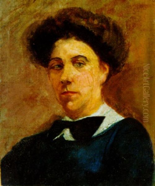 Woman With A Bow Tie (mr. Macmonnies' Maid?) - view 1