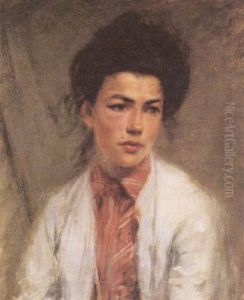 Portrait Of Marion Jones Farquhar (sister-in-law Of The Artist) by Frederick William MacMonnies