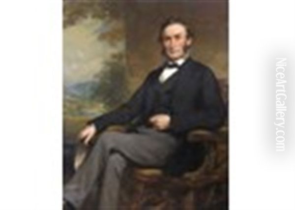 Portrait Of David Jeffrey, Full Length, - view 1