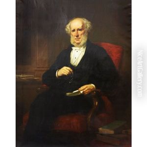 Portrait Of Hugh Cowan, Banker In Ayr (1796-1883), Married Eliza, Daughter Of Peter Mctaggart, Merchant In Ayr