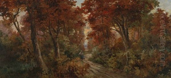 Figure In The Woods - view 1
