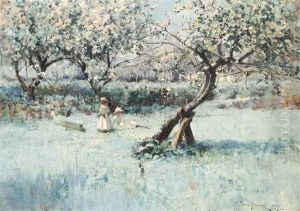 In The Orchard by Robert Russell Macnee