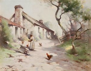 A Back Road, Carse Of Gowrie by Robert Russell Macnee