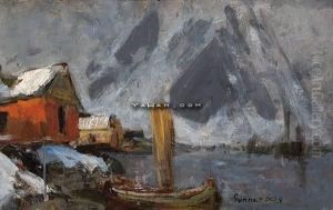 Fra Svolvaer Havn by Gunnar Berg