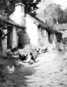 A Sunny Corner by Robert Russell Macnee