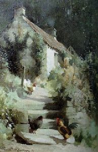 The Country Cottage by Robert Russell Macnee