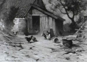 Outside The Henhouse by Robert Russell Macnee
