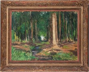 Forest Interior by Gustav Macoun