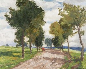 A Path Between Trees by Gustav Macoun
