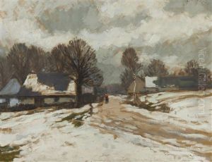 Winter Landscape by Gustav Macoun