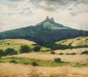 View Of Trosky Castle by Gustav Macoun