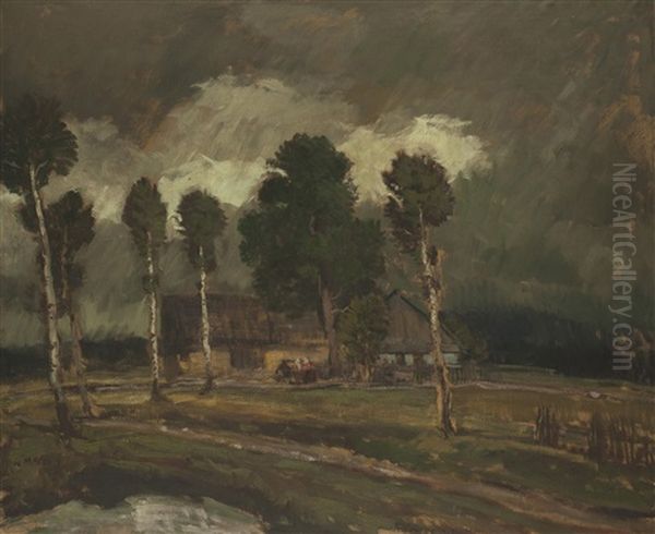 Gehoft Im Gewitter - view 1