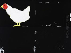 Mayfair: 4 Signs, 4 Paintings, Indian Games For Louis B (4 Works) by Robert Macpherson