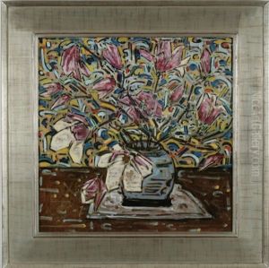 Still Life With Tulips In A Vase