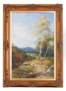 In The Birch Wood by John MacWhirter