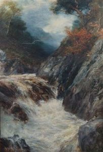 St. Mary's Fall, Glencanoch by John MacWhirter