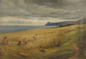 Harvesting, Arran by John MacWhirter