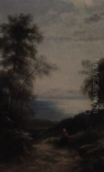 Woman In Landscape - view 1