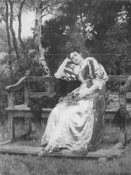 A Garden Bench - view 1