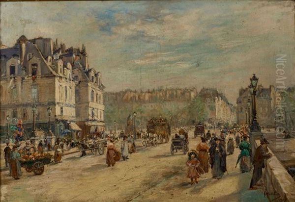 La Place De La Dauphine, Rue Animee - view 1