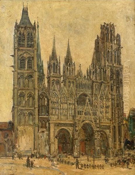 Vue De La Cathedrale Notre-dame De Rouen - view 1