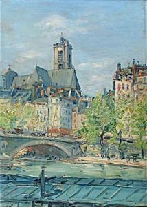 Pont De Paris by Gustave Madelain