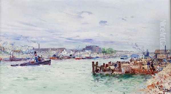 French Port Scene - view 1