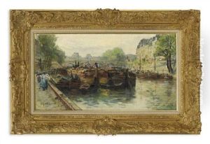 Paris, Peniches A Quai