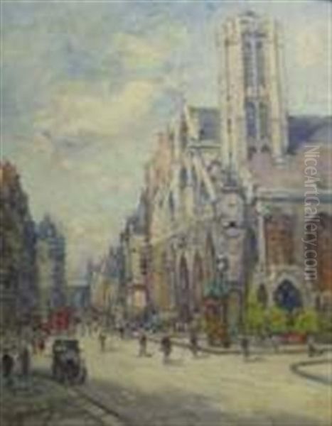 Paris, Rue Saint-martin, Eglise Saint-nicolas Des Champs - view 1