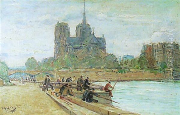 Les Pecheurs Sur Les Quais - view 1