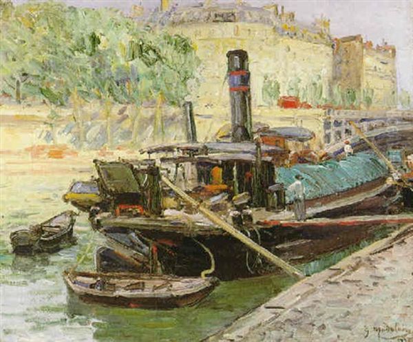 Barcos En El Sena - view 1