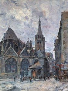 Eglise De Saint-eustache by Gustave Madelain