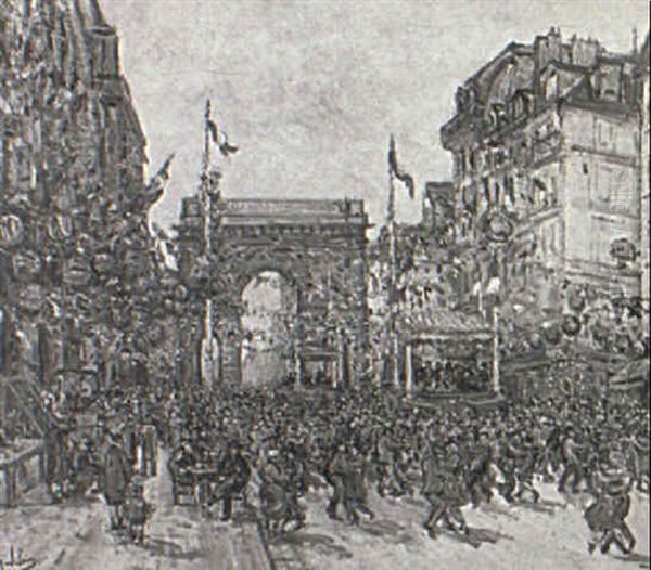 Bal De La Porte St. Martin, Le Quatorze Juillet - view 1
