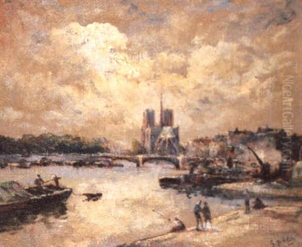 Paris, La Seine Et Notre-dame - view 1