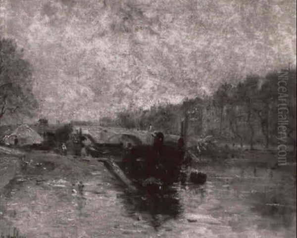 Peniche Amarree En Bord De Seine - view 1