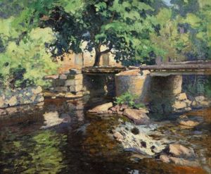 Le Pont De La Folie, Ete, Crozant, 1916 by Paul Madeline